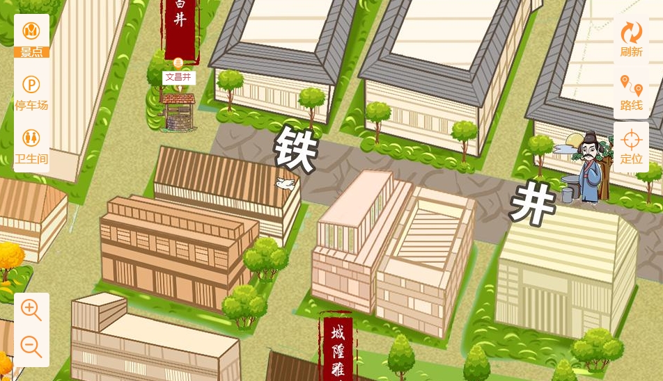 历城智慧景区：手绘地图与语音导览的完美融合